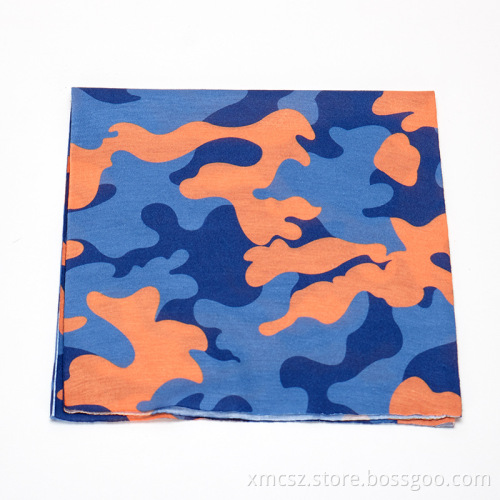 Solid star seamless polyester hair bandana scarf
